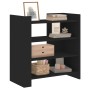 Aparador de madera de ingeniería negro 73,5x35x75 cm de , Aparadores - Ref: Foro24-848389, Precio: 63,31 €, Descuento: %