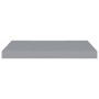 Estante flotante de pared MDF gris 60x23,5x3,8 cm en Estanterías | Comprar online en Foru.es