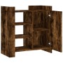 Aparador de madera de ingeniería roble ahumado 73,5x35x75 cm de , Aparadores - Ref: Foro24-848406, Precio: 73,52 €, Descuento: %
