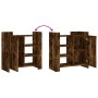 Aparador de madera de ingeniería roble ahumado 73,5x35x75 cm de , Aparadores - Ref: Foro24-848406, Precio: 73,52 €, Descuento: %