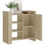 Aparador de madera de ingeniería roble Sonoma 73,5x35x75 cm de , Aparadores - Ref: Foro24-848404, Precio: 70,36 €, Descuento: %