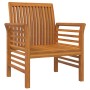 Sillones con cojines gris oscuro 2 uds madera maciza de acacia de vidaXL, Sillas de jardín - Ref: Foro24-312138, Precio: 260,...