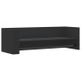 Estante de pared madera de ingeniería negro 100x35x30,5 cm de , Estantes y estanterías - Ref: Foro24-848459, Precio: 41,99 €,...