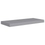 Estantes flotantes de pared 4 uds MDF gris 60x23,5x3,8 cm en Estanterías | Comprar online en Foru.es