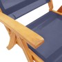 Sillas de jardín plegables 4 uds madera maciza acacia textileno de , Sillas de jardín - Ref: Foro24-3279241, Precio: 300,93 €...