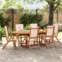 Sillas de jardín plegables 6 uds madera maciza acacia textileno de , Sillas de jardín - Ref: Foro24-3279236, Precio: 452,19 €...