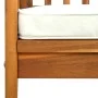 Banco de jardín con cojín madera maciza de acacia 147 cm de vidaXL, Bancos de jardín - Ref: Foro24-312134, Precio: 196,83 €, ...
