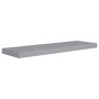 Estante flotante de pared MDF gris 80x23,5x3,8 cm en Estanterías | Comprar online en Foru.es