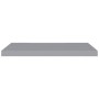 Estante flotante de pared MDF gris 80x23,5x3,8 cm en Estanterías | Comprar online en Foru.es