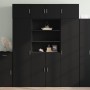 Aparador alto madera de ingeniería negro 80x42,5x185 cm de , Aparadores - Ref: Foro24-3281379, Precio: 212,14 €, Descuento: %