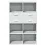 Weißer Schrank aus Holzwerkstoff 80x42,5x124 cm von , Sideboards - Ref: Foro24-3281385, Preis: 123,12 €, Rabatt: %