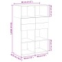 Aparador de madera de ingeniería blanco 80x42,5x124 cm de , Aparadores - Ref: Foro24-3281385, Precio: 124,62 €, Descuento: %