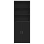 Aparador alto madera de ingeniería negro 70x42,5x185 cm de , Aparadores - Ref: Foro24-3281372, Precio: 178,98 €, Descuento: %