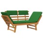Banco de jardín con cojines 2 en 1 190 cm madera maciza acacia de vidaXL, Bancos de jardín - Ref: Foro24-312121, Precio: 248,...
