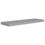 Estantes flotantes de pared 4 uds MDF gris 80x23,5x3,8 cm en Estanterías | Comprar online en Foru.es