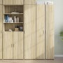 Aparador de madera de ingeniería roble Sonoma 40x42,5x185 cm de , Aparadores - Ref: Foro24-3281401, Precio: 141,09 €, Descuen...