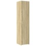 Aparador de madera de ingeniería roble Sonoma 40x42,5x185 cm de , Aparadores - Ref: Foro24-3281401, Precio: 141,09 €, Descuen...