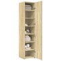 Aparador de madera de ingeniería roble Sonoma 40x42,5x185 cm de , Aparadores - Ref: Foro24-3281401, Precio: 141,09 €, Descuen...
