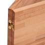 Estante de lavabo de pared de acero y madera maciza de haya de , Tocadores de baño - Ref: Foro24-3302456, Precio: 197,24 €, D...