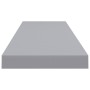 Estantes flotantes de pared 2 uds MDF gris 90x23,5x3,8 cm en Estanterías | Comprar online en Foru.es