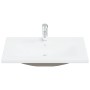 Set de mueble de baño 2 piezas cerámica y madera de ingeniería de , Tocadores de baño - Ref: Foro24-3307663, Precio: 243,84 €...