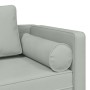 Sofá diván con cojines terciopelo gris claro de , Divanes - Ref: Foro24-4007571, Precio: 144,28 €, Descuento: %