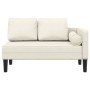 Sofá diván con cojines terciopelo crema de , Divanes - Ref: Foro24-4007578, Precio: 148,31 €, Descuento: %