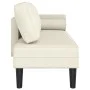 Sofá diván con cojines terciopelo crema by , Daybeds - Ref: Foro24-4007578, Price: 155,16 €, Discount: %