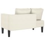 Sofá diván con cojines terciopelo crema de , Divanes - Ref: Foro24-4007578, Precio: 148,31 €, Descuento: %