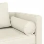 Sofá diván con cojines terciopelo crema by , Daybeds - Ref: Foro24-4007578, Price: 155,16 €, Discount: %