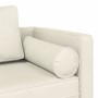 Sofá diván con cojines terciopelo crema de , Divanes - Ref: Foro24-4007578, Precio: 148,31 €, Descuento: %