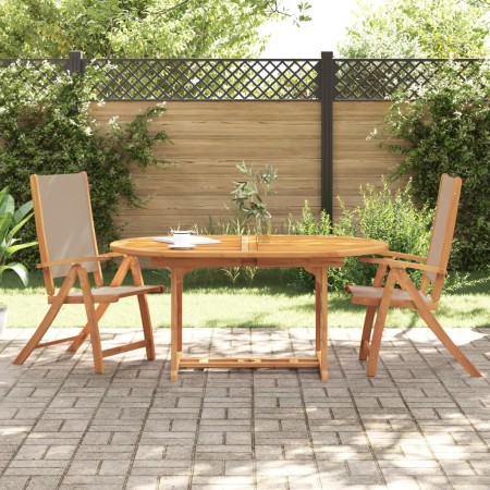 Sillas de jardín plegables 2 uds madera maciza acacia textileno de , Sillas de jardín - Ref: Foro24-4008423, Precio: 177,01 €...