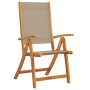Sillas de jardín plegables 2 uds madera maciza acacia textileno de , Sillas de jardín - Ref: Foro24-4008423, Precio: 177,01 €...