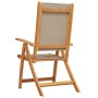 Sillas de jardín plegables 2 uds madera maciza acacia textileno de , Sillas de jardín - Ref: Foro24-4008423, Precio: 177,01 €...