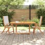 Sillas de jardín plegables 2 uds madera maciza acacia textileno de , Sillas de jardín - Ref: Foro24-4008421, Precio: 154,83 €...