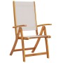 Sillas de jardín plegables 2 uds madera maciza acacia textileno de , Sillas de jardín - Ref: Foro24-4008421, Precio: 154,83 €...