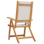 Sillas de jardín plegables 2 uds madera maciza acacia textileno de , Sillas de jardín - Ref: Foro24-4008421, Precio: 154,83 €...