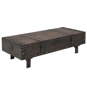 Mesa de centro madera contrachapada estilo vintage 120x55x35 cm en Mesas de centro | Comprar online en Foru.es