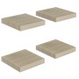 Estantes flotantes de pared 4 uds MDF roble 23x23,5x3,8 cm en Estanterías | Comprar online en Foru.es