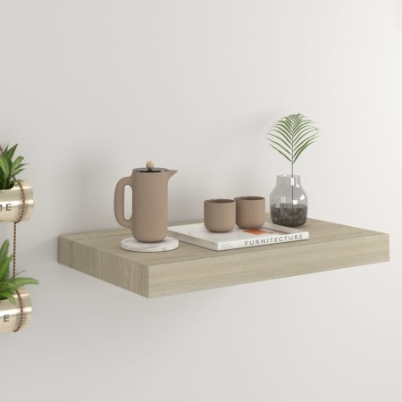 Estante flotante de pared MDF color roble 40x23x3,8 cm en Estanterías | Comprar online en Foru.es