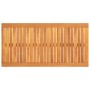 Mesa de centro de madera maciza de acacia 100x50x33 cm de vidaXL, Sofás modulares de exterior - Ref: Foro24-311833, Precio: 7...