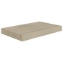 Estantes flotantes de pared 2 uds MDF roble 40x23x3,8 cm en Estanterías | Comprar online en Foru.es