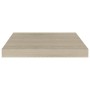 Estantes flotantes de pared 2 uds MDF roble 40x23x3,8 cm en Estanterías | Comprar online en Foru.es