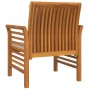 Sillones con cojines blanco crema 2 uds madera maciza de acacia de vidaXL, Sillas de jardín - Ref: Foro24-312137, Precio: 261...