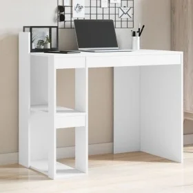 Escritorio de oficina madera ingeniería blanco 103,5x56,5x94 cm de , Escritorios - Ref: Foro24-847975, Precio: 82,00 €, Descu...