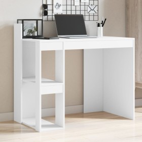 Escritorio de oficina madera ingeniería blanco 103,5x56,5x94 cm de , Escritorios - Ref: Foro24-847975, Precio: 83,30 €, Descu...