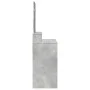 Tocador con espejo gris hormigón 80x41x144,5 cm de , Tocadores para dormitorios - Ref: Foro24-848174, Precio: 97,57 €, Descue...