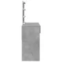 Tocador con luces LED gris hormigón 100x40x130 cm de , Tocadores para dormitorios - Ref: Foro24-848195, Precio: 115,72 €, Des...