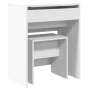 Tocador con taburete blanco 60x40x113,5 cm de , Tocadores para dormitorios - Ref: Foro24-848213, Precio: 101,80 €, Descuento: %