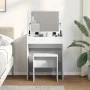 Tocador con taburete blanco 60x40x113,5 cm de , Tocadores para dormitorios - Ref: Foro24-848213, Precio: 101,80 €, Descuento: %